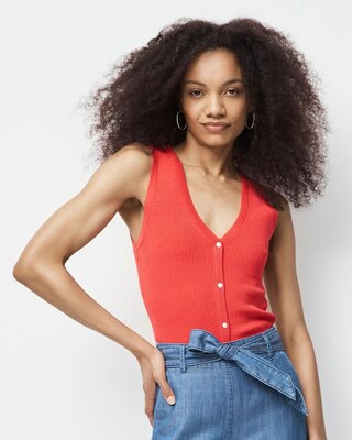 Outlet WHBM Button-Front Tank
