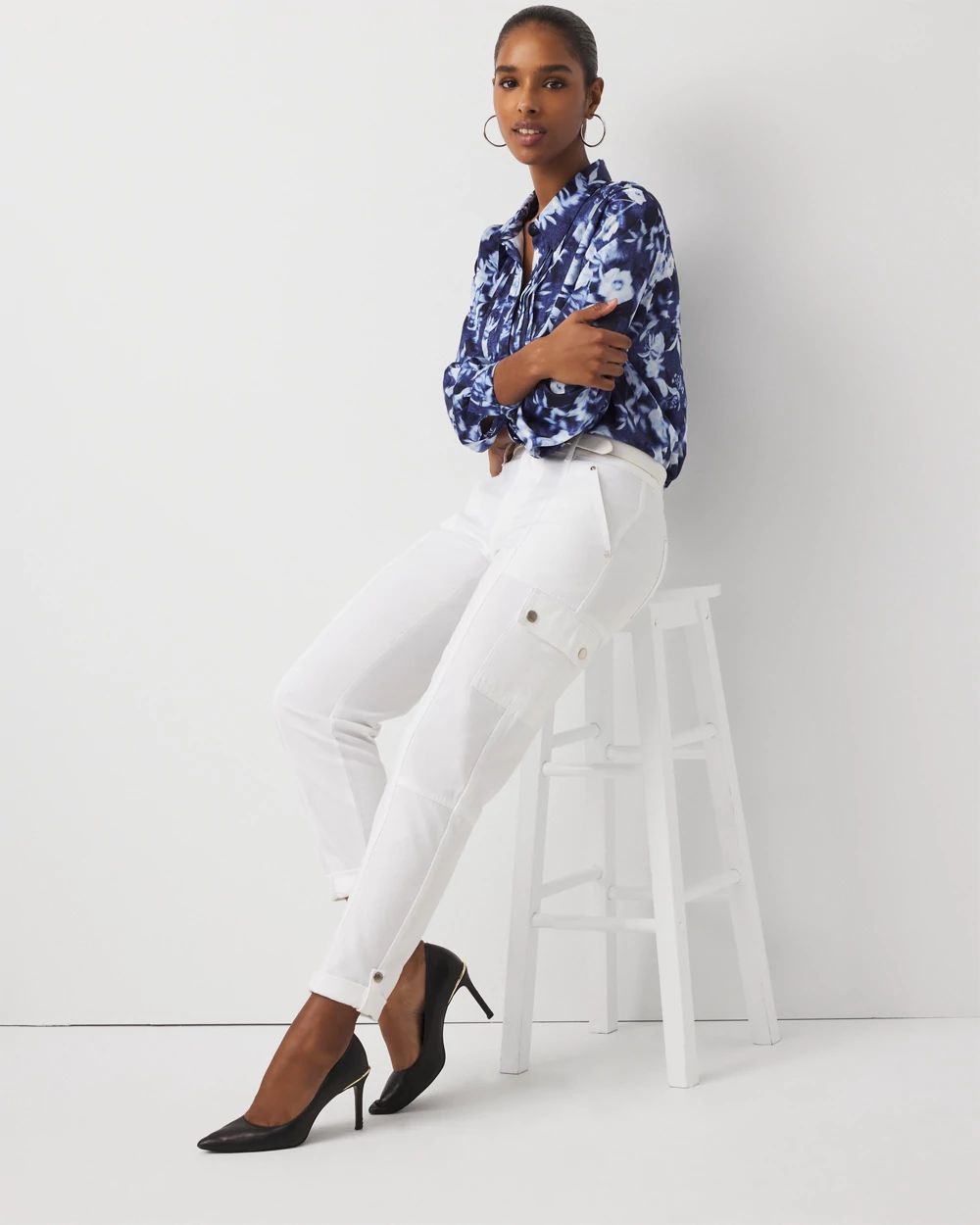 Petite Pret Tapered Crop Pant