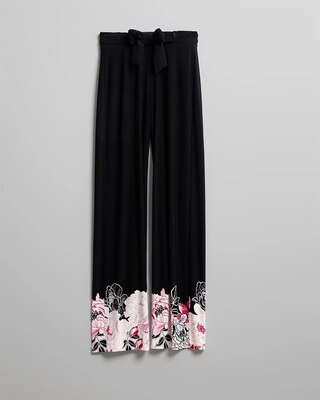 Matte Jersey Wide-Leg Pants