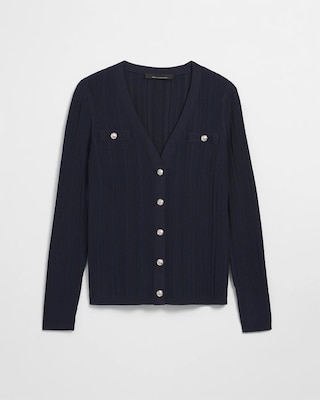 Long Sleeve Snap Front Cardigan