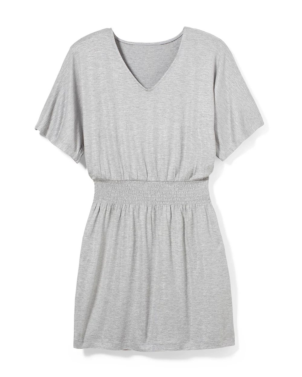 Kimono Sleeve Smocked Waist Dress