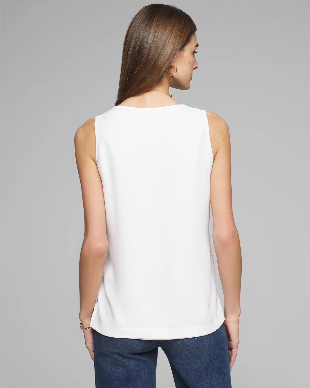 Outlet WHBM V-Neck Shell click to view larger image.