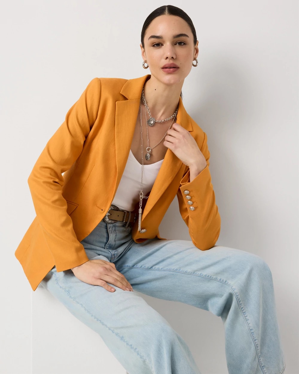 WHBM One-Button Blazer - image 2