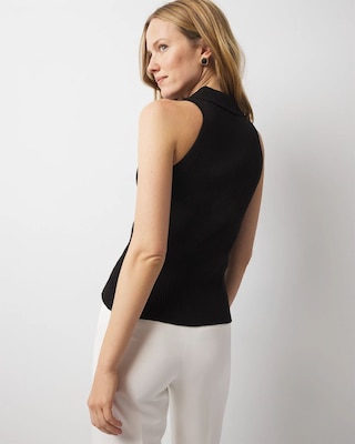 Henley Sweater Tank Top click to view larger image.