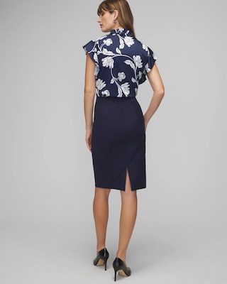Comfort Stretch Pencil Skirt