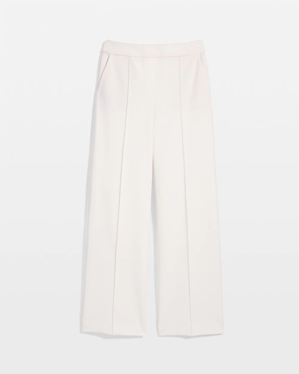 Knit Crepe Pull-On Wide Leg Pant click to view larger image.