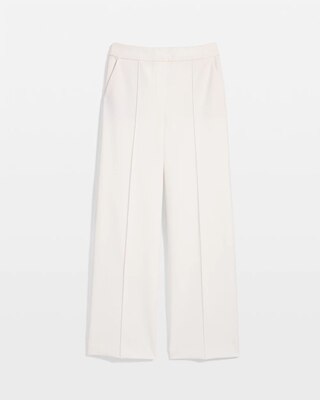 Knit Crepe Pull-On Wide Leg Pant click to view larger image.