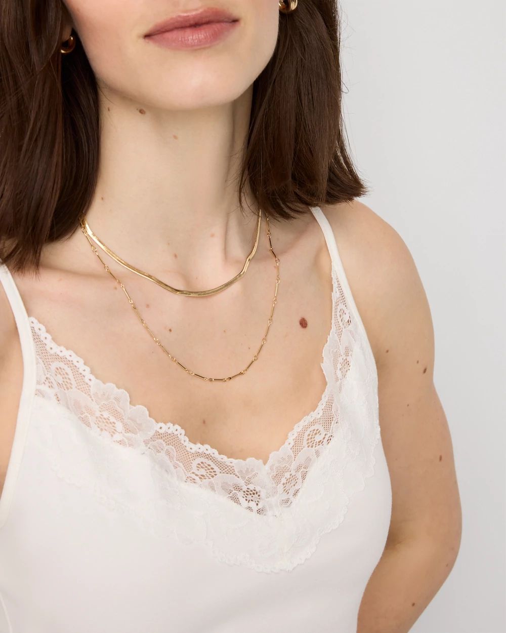 WHBM FORME™ Lace Trim Cami