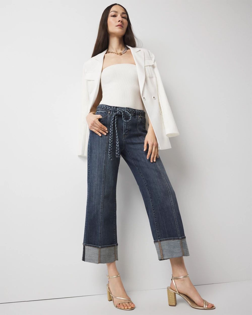 WHBM FORME™ Sculpt Stretch Sweater Tube Top
