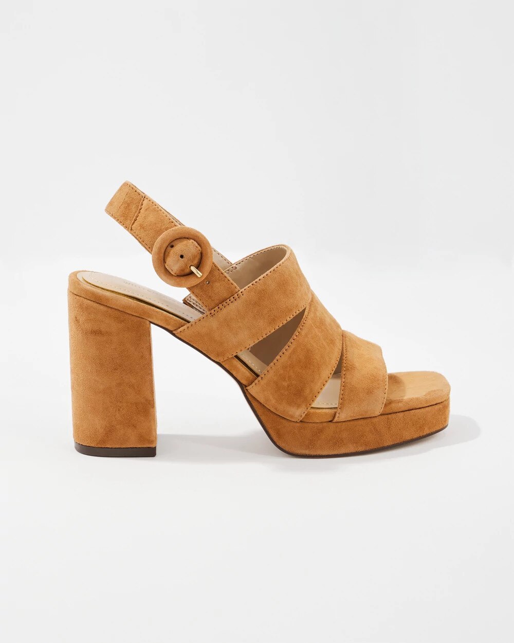Suede Platform Sandal - image 4
