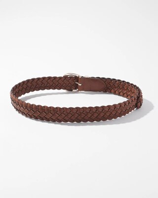 Braided Leather Denim Belt