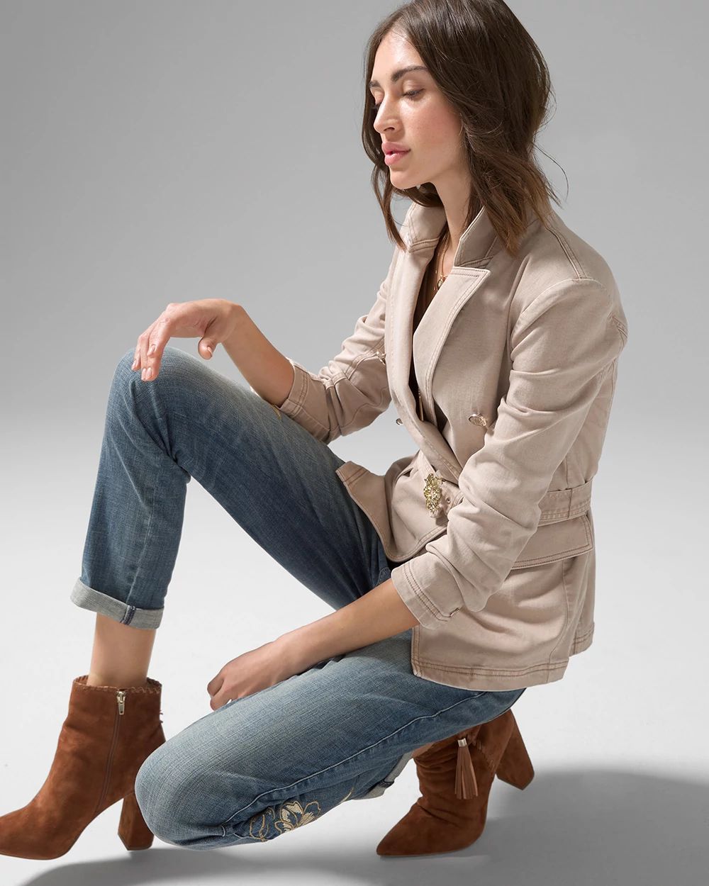 WHBM® Belted Pret Studio Blazer