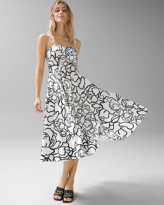 Sleeveless Fit-and-Flare Dress