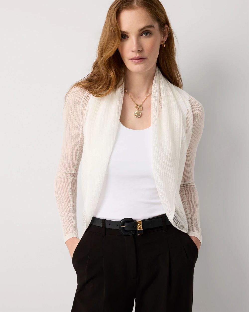 Ribbed Sweater Shrug