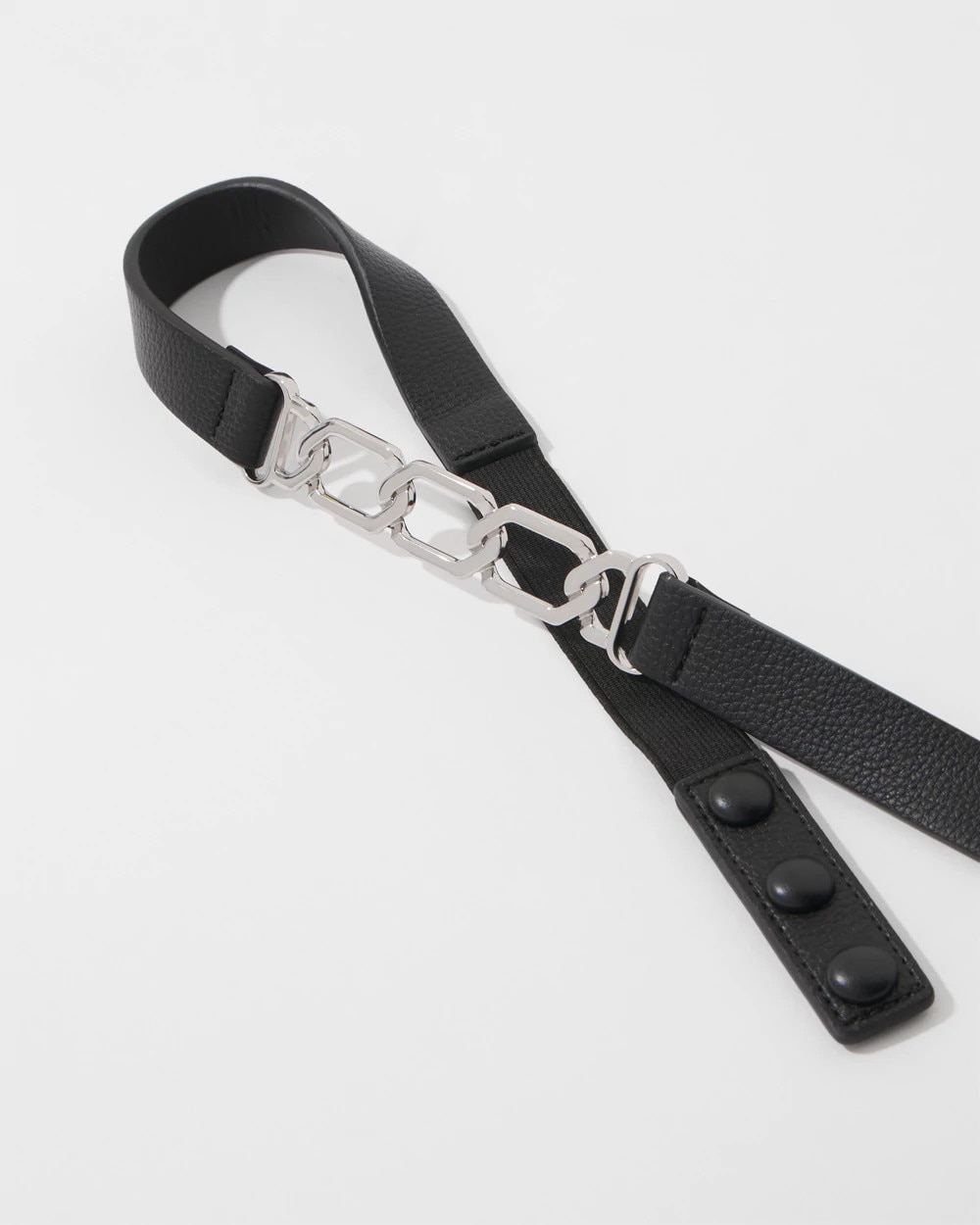 Silver Chain Stretch Belt - image 4