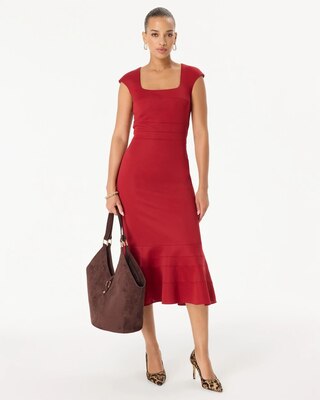 Ponte Midi Dress click to view larger image.