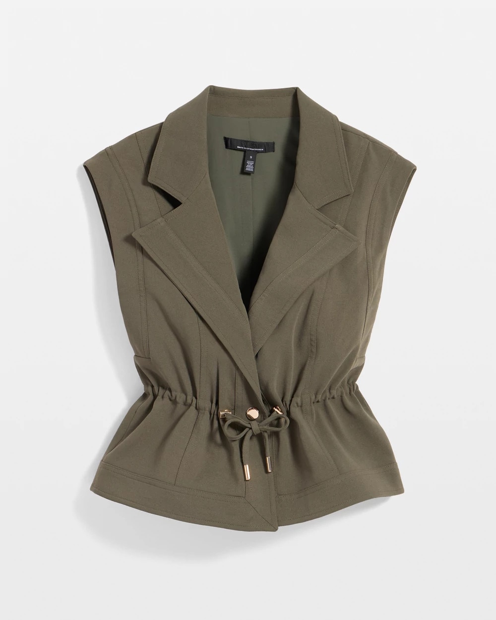 Drawcord-Waist Vest