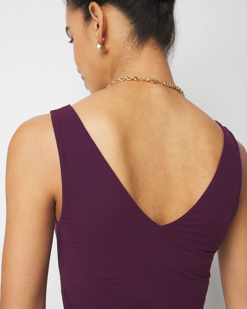 WHBM FORME™ All Ways Stretch Dual Neck Tank click to view larger image.