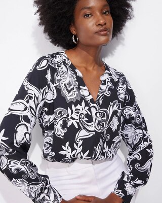Outlet WHBM Soft Button-Down Shirt