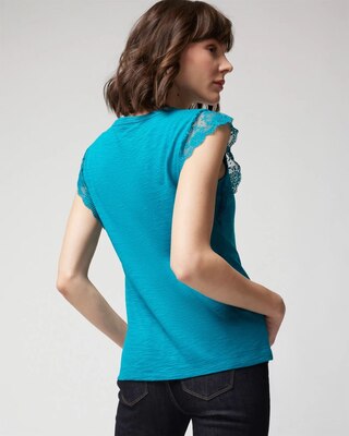 Lace Sleeve Tee