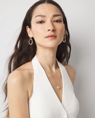Halter Vest Wide Leg Jumpsuit click to view larger image.