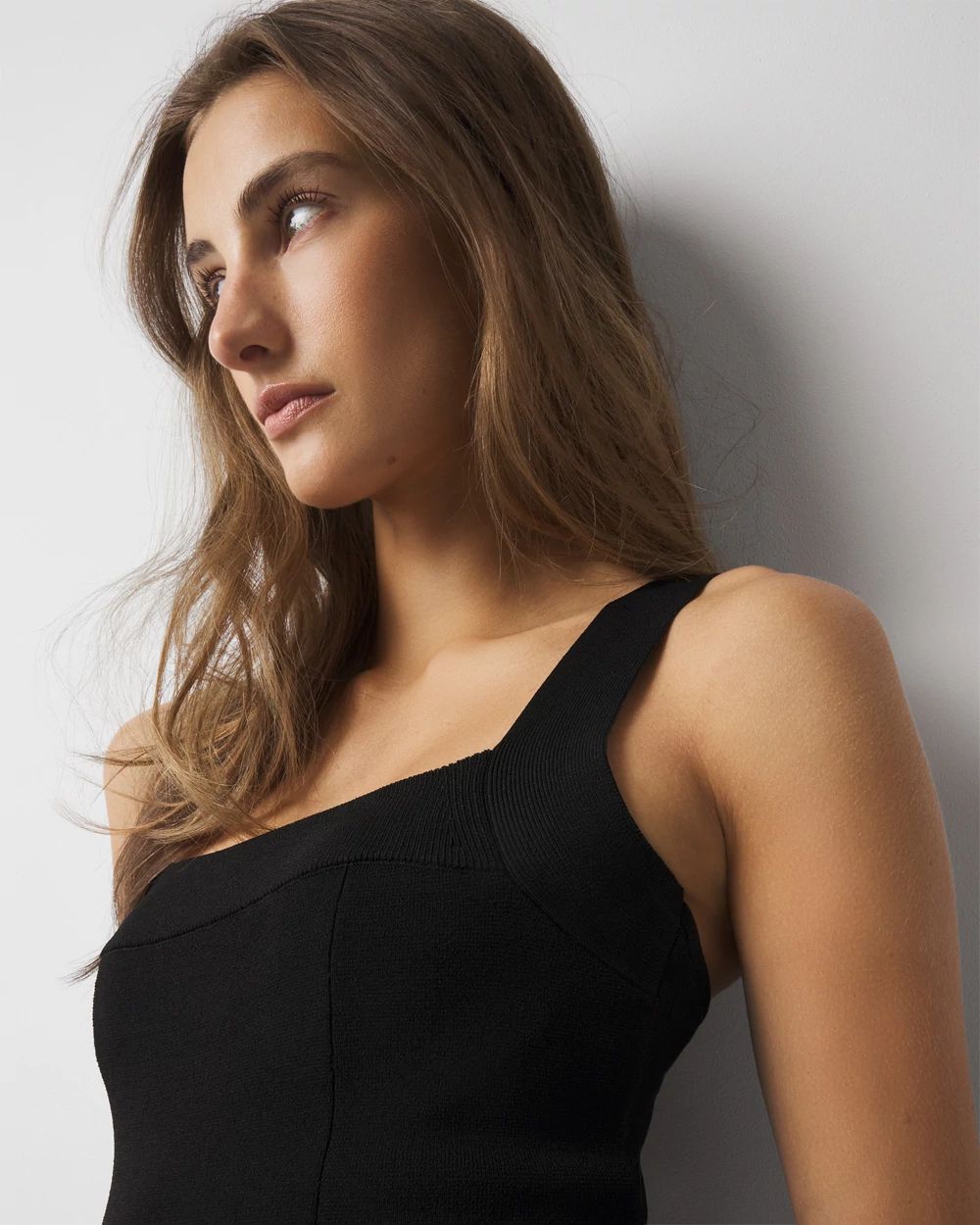 WHBM® FORME Square Neck Dress click to view larger image.