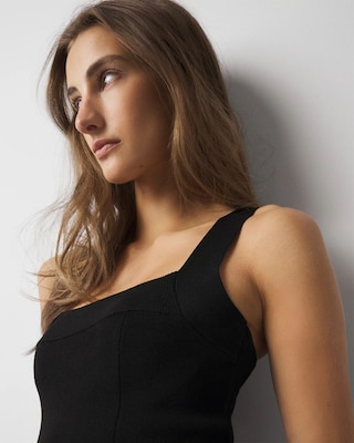 WHBM® FORME Square Neck Dress click to view larger image.