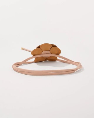 Floral Wrap-Tie Belt click to view larger image.