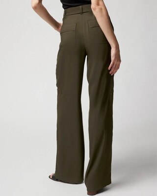 Belted Utility Wide Leg Trouser