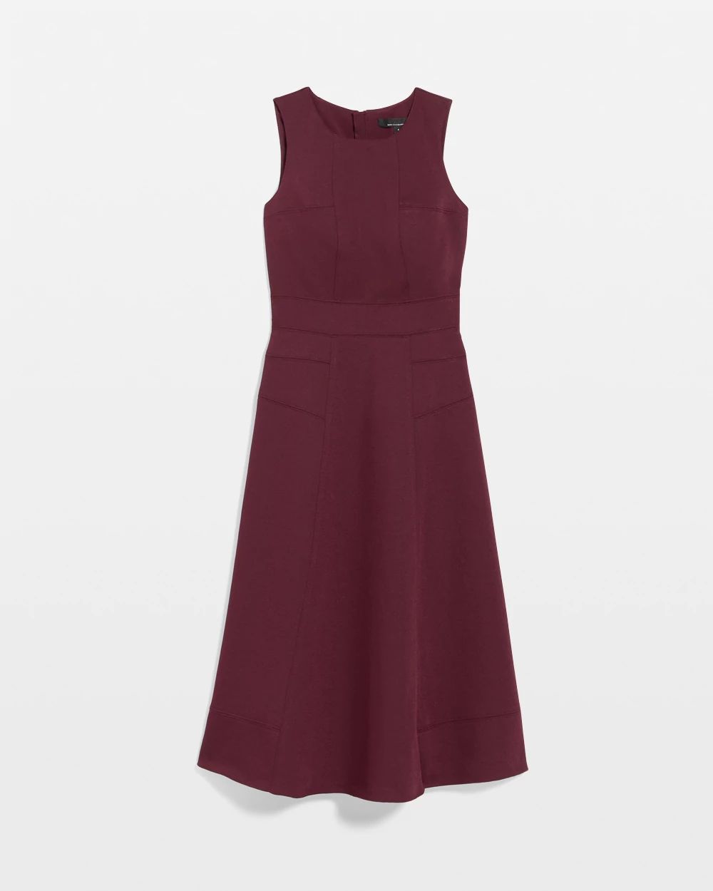 Crew Neck Sleeveless Dress click to view larger image.