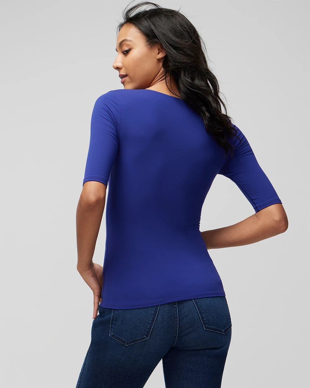 WHBM® FORME Elbow-Sleeve Top