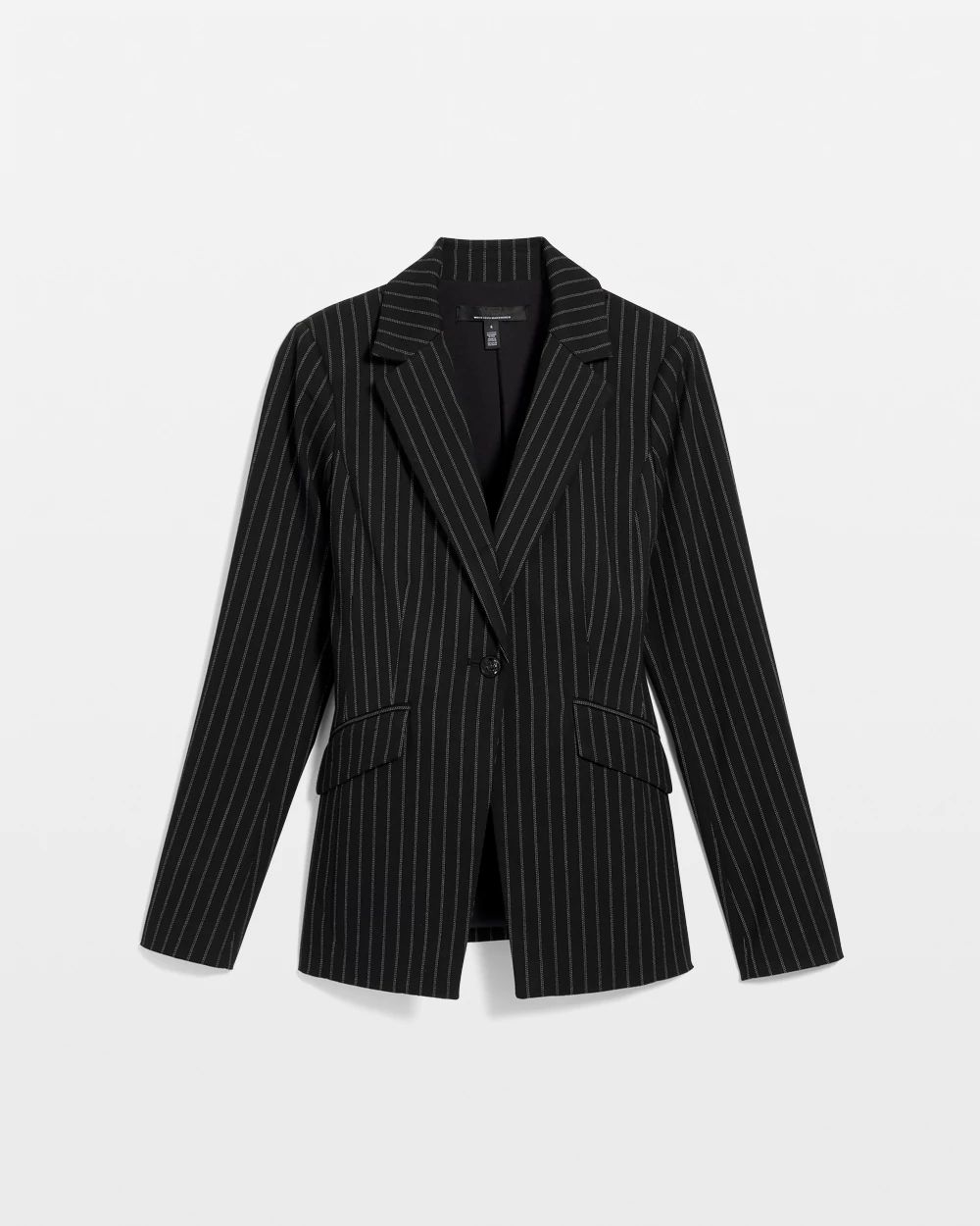 Petite Pinstripe WHBM® One-Button Blazer