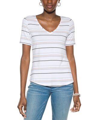 Outlet WHBM V-Neck Foundation Tee