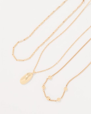 Sculptural Pendant Convertible Necklace click to view larger image.