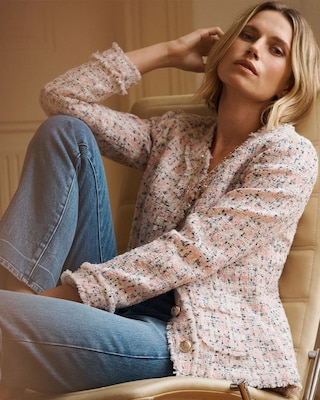 Shimmery Tweed Jacket click to view larger image.