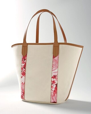 Reversible Paisley Print Tote