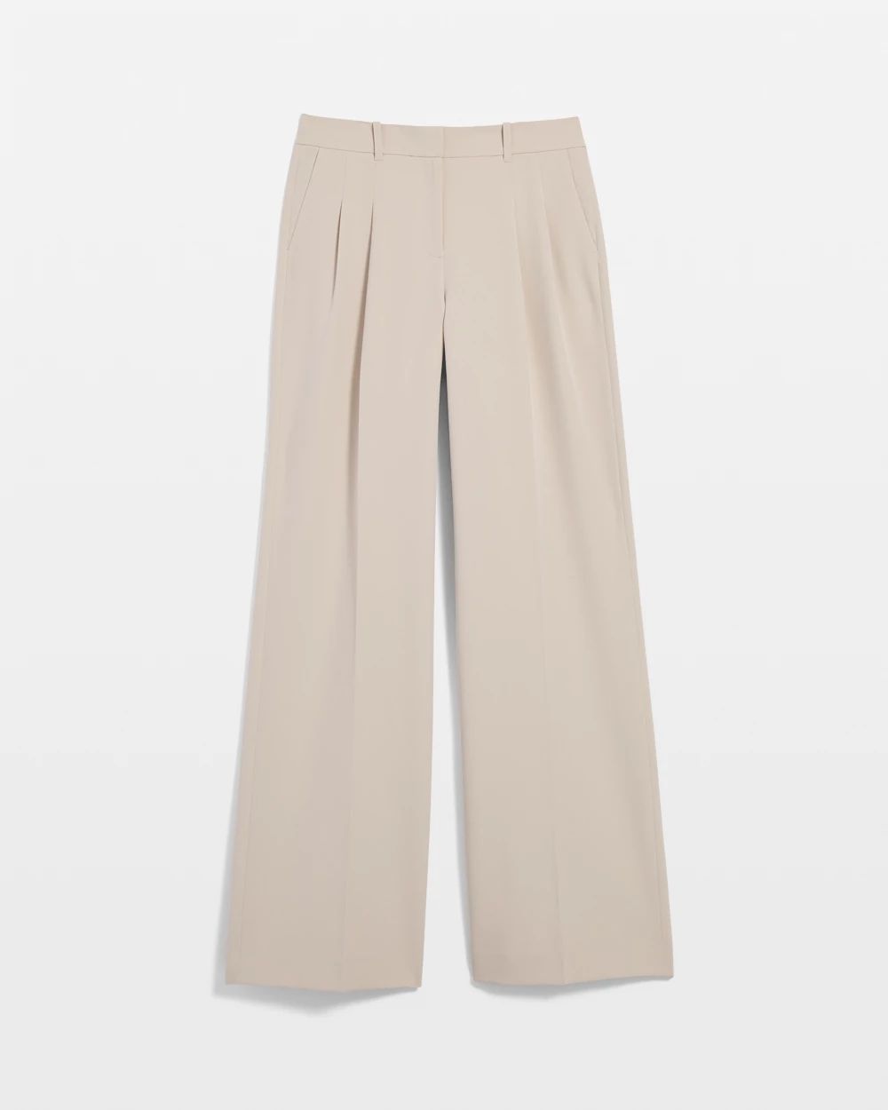Pleated Wide Leg Pants
