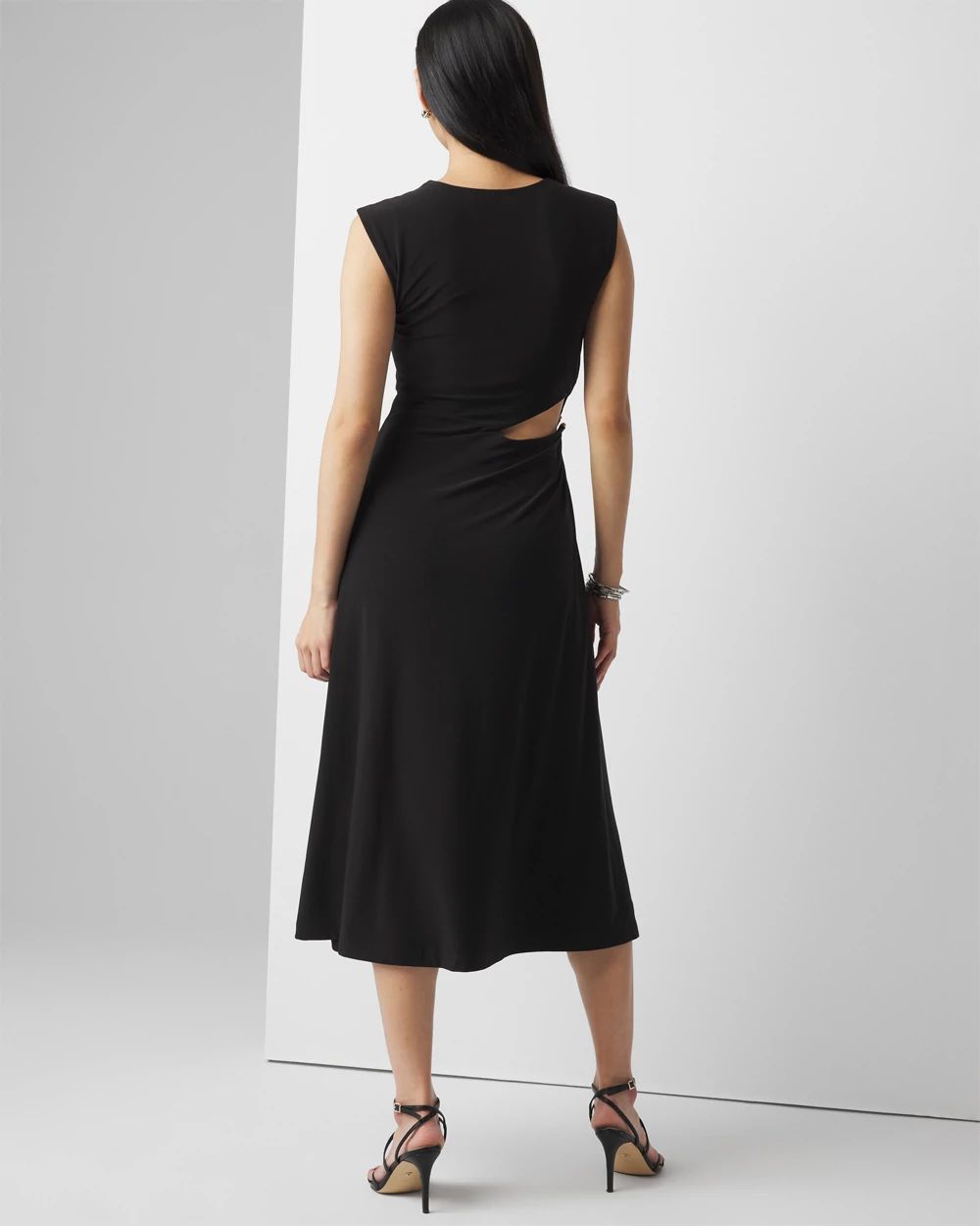 Petite Matte Jersey Midi Dress click to view larger image.