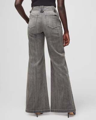 High-Rise Mariner Wide Leg Jeans click to view larger image.