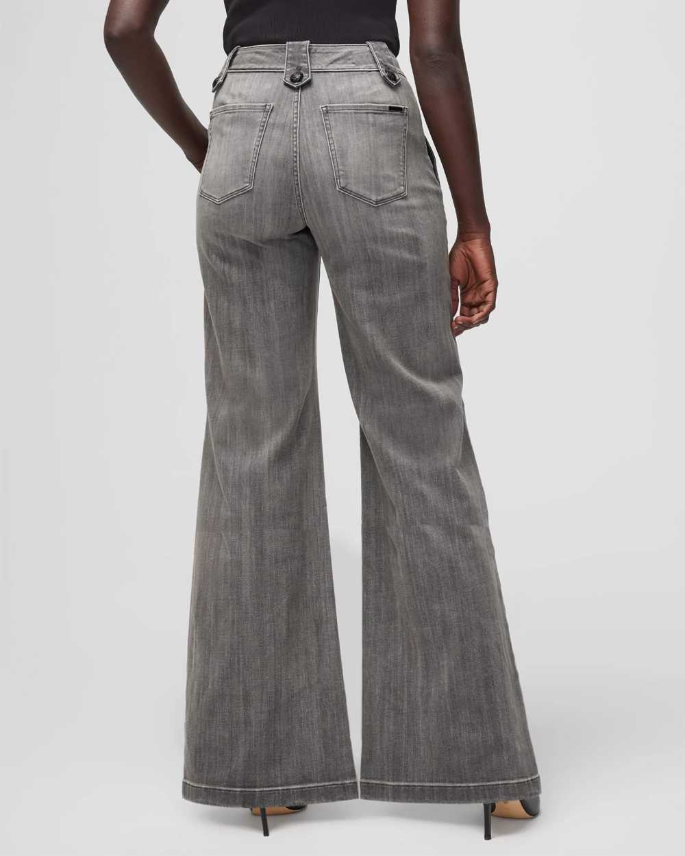 Curvy High-Rise Mariner Wide Leg Jeans click to view larger image.