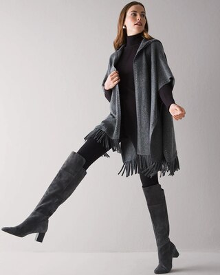 Hooded Ruana Wrap