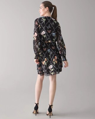 Smocked Blouson Dress