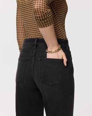 High-Rise Tapered Ankle Jeans click to view larger image.