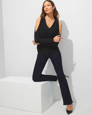 Outlet WHBM Cold Shoulder Top