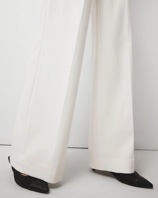 Pleated Wide Leg Pants click to view larger image.
