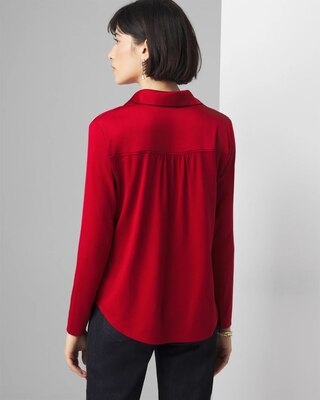 Woven Front Tee click to view larger image.