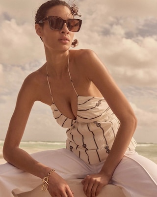 Tie-Front Halter Top