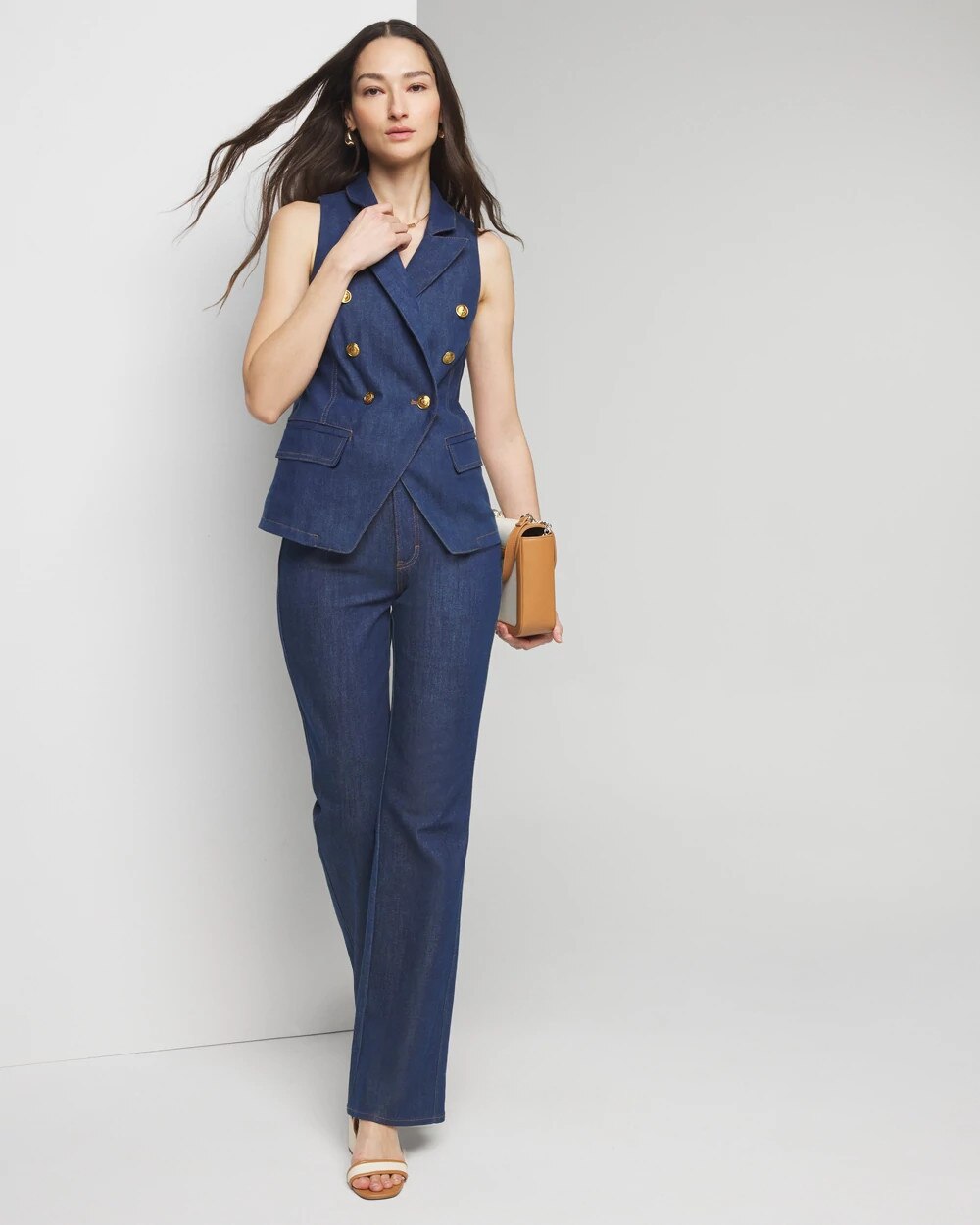 Denim Suiting Vest - image 2