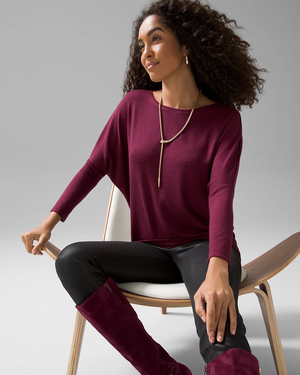 Cozy Knit Dolman Tunic