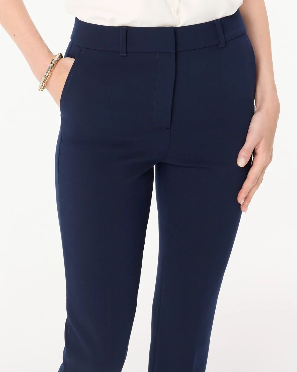 Luxe Stretch High-Rise Elle Slim Ankle Pant click to view larger image.